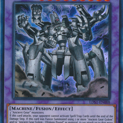 Ancient Gear Megaton Golem (Purple) [LDS1-EN088] Ultra Rare
