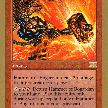 Hammer of Bogardan (Mark Le Pine) [World Championship Decks 1999]