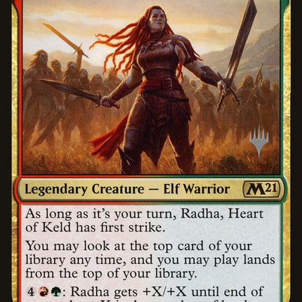 Radha, Heart of Keld (Promo Pack) [Core Set 2021 Promos]
