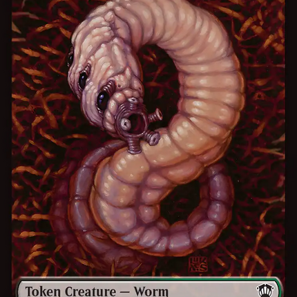 Eldrazi Spawn // Worm Double-Sided Token [Secrets of Strixhaven Commander Tokens]
