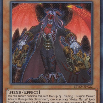 Magical Musket Mastermind Zakiel [SPWA-EN022] Secret Rare