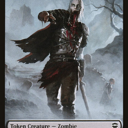 Treasure // Zombie Double-Sided Token [Commander Legends Tokens]