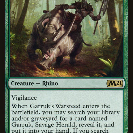 Garruk's Warsteed [Core Set 2021]
