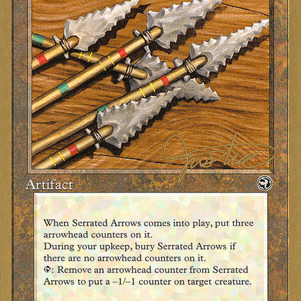 Serrated Arrows (Mark Justice) (SB) [Pro Tour Collector Set]