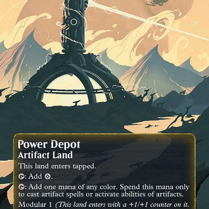 Power Depot (0079) (Borderless) [Edge of Eternities: Stellar Sights]