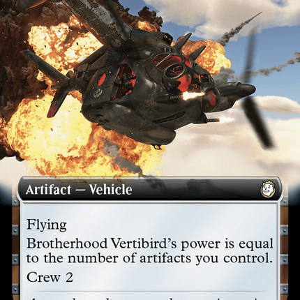Brotherhood Vertibird (Extended Art) (Surge Foil) [Fallout]