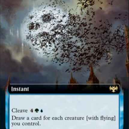 Winged Portent (Extended Art) [Innistrad: Crimson Vow]