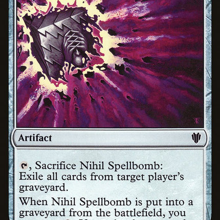 Nihil Spellbomb [Commander 2017]