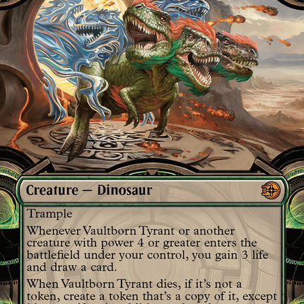 Vaultborn Tyrant (Showcase) (Raised Foil) [Outlaws of Thunder Junction: The Big Score]