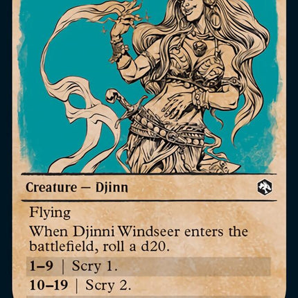 Djinni Windseer (Showcase) [Dungeons & Dragons: Adventures in the Forgotten Realms]