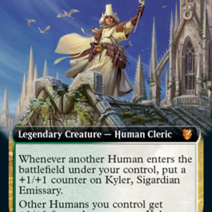 Kyler, Sigardian Emissary (Extended Art) [Innistrad: Midnight Hunt Commander]