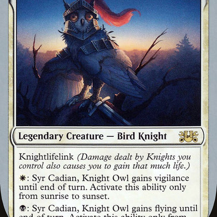 Syr Cadian, Knight Owl [Unsanctioned]