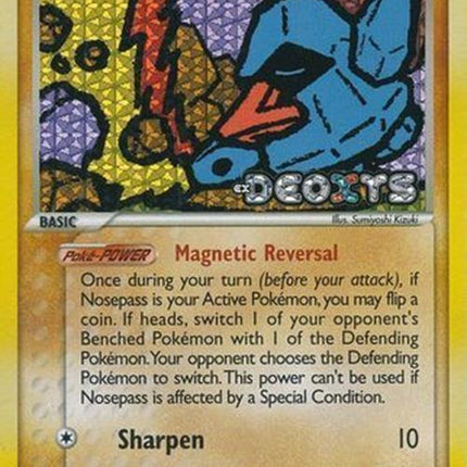 Nosepass (42/107) (Stamped) [EX: Deoxys]