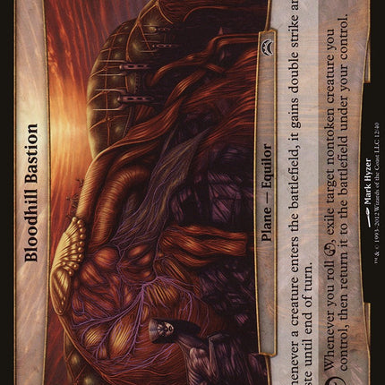 Bloodhill Bastion (Planes) [Planechase 2012 Planes]
