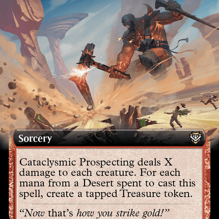 Cataclysmic Prospecting (Extended Art) [Outlaws of Thunder Junction Commander]