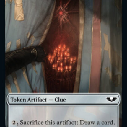 Astartes Warrior // Clue Double-Sided Token (Surge Foil) [Warhammer 40,000 Tokens]