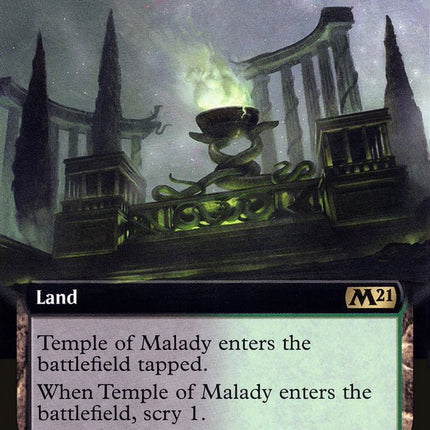 Temple of Malady (Extended Art) [Core Set 2021]