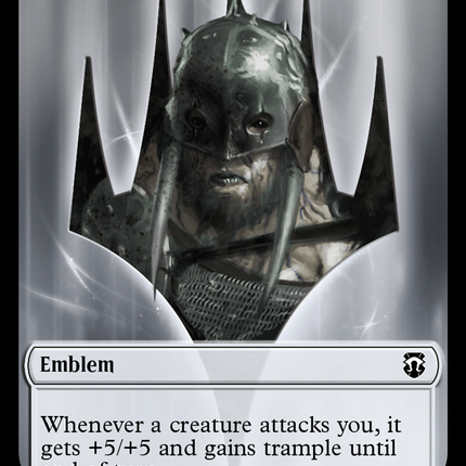 Saproling (Ripple Foil) // Emblem - Garruk, Apex Predator Double-Sided Token [Modern Horizons 3 Commander Tokens]