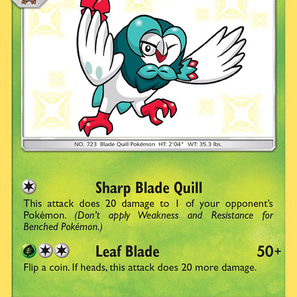 Dartrix (SV3/SV94) [Sun & Moon: Hidden Fates - Shiny Vault]
