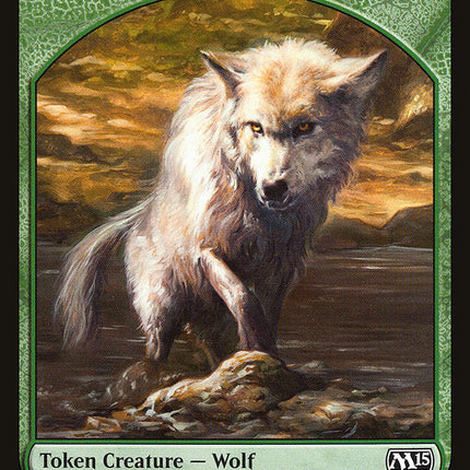 Wolf Token [Magic 2015 Prerelease Promos]
