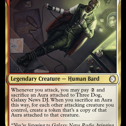 Three Dog, Galaxy News DJ (Surge Foil) [Fallout]
