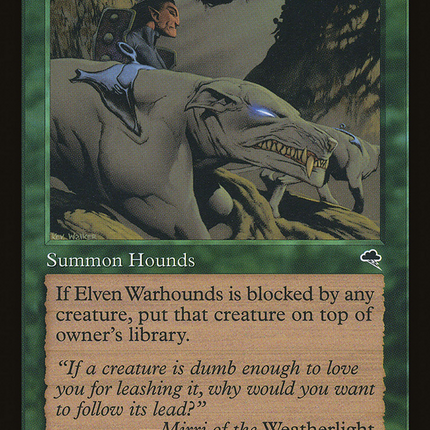 Elven Warhounds [The List]