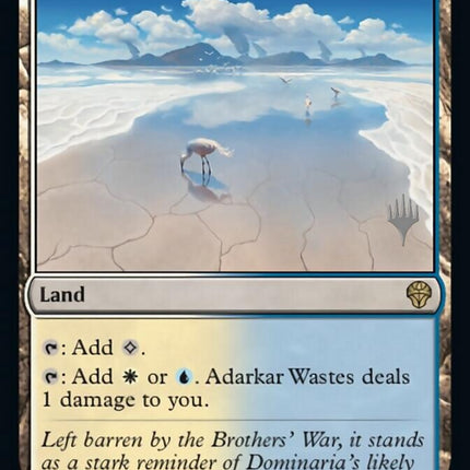 Adarkar Wastes (Promo Pack) [Dominaria United Promos]