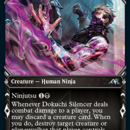 Dokuchi Silencer (Showcase Ninja) [Kamigawa: Neon Dynasty]