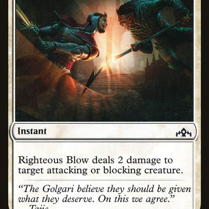 Righteous Blow [Guilds of Ravnica]