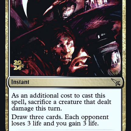 Treacherous Greed [Murders at Karlov Manor Prerelease Promos]