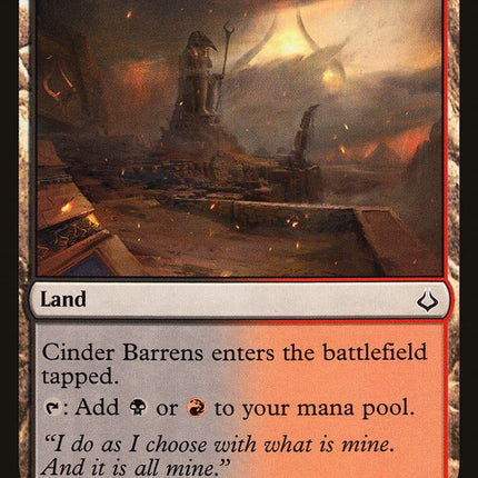 Cinder Barrens [Hour of Devastation]