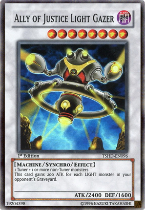Ally of Justice Light Gazer [TSHD-EN096] Super Rare
