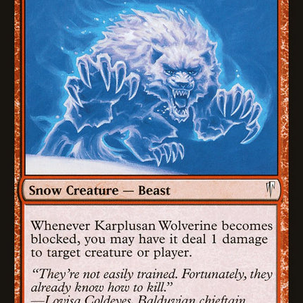 Karplusan Wolverine [Coldsnap]