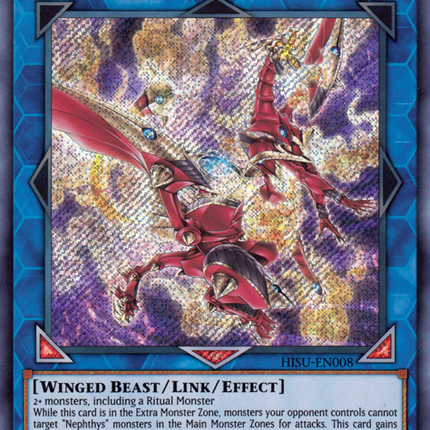 Nephthys, the Sacred Flame [HISU-EN008] Secret Rare