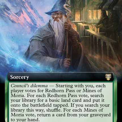 Travel Through Caradhras (Extended Art) [The Lord of the Rings: Tales of Middle-Earth Commander]