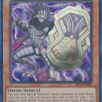 Genta, Gateman of Dark World [SR13-EN002] Super Rare