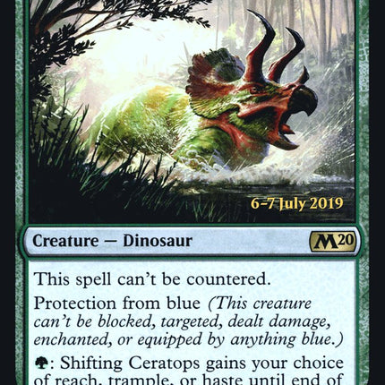 Shifting Ceratops [Core Set 2020 Prerelease Promos]