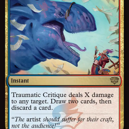 Traumatic Critique [Secrets of Strixhaven]