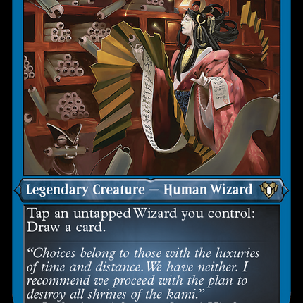 Azami, Lady of Scrolls (Foil Etched) [Commander Masters]