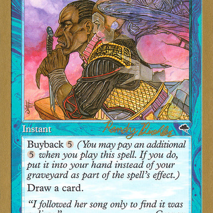 Whispers of the Muse (Randy Buehler) [World Championship Decks 1998]