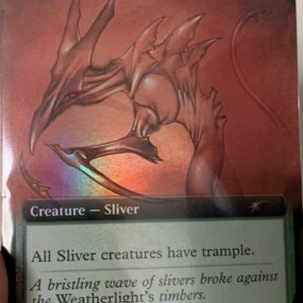Horned Sliver (Extended Art) [Secret Lair Drop Promos]