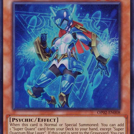 Super Quantum Blue Layer [OP02-EN008] Super Rare