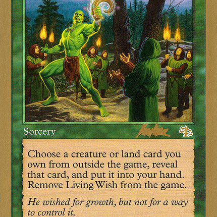 Living Wish (Brian Kibler) [World Championship Decks 2002]