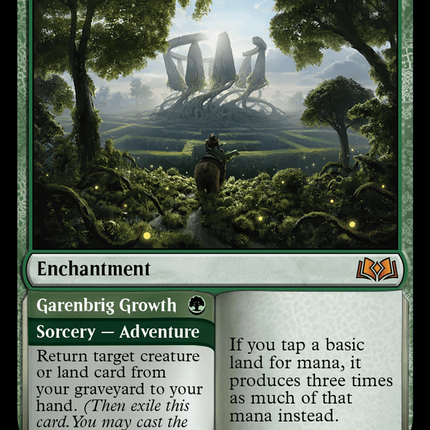 Virtue of Strength // Garenbrig Growth [Wilds of Eldraine]