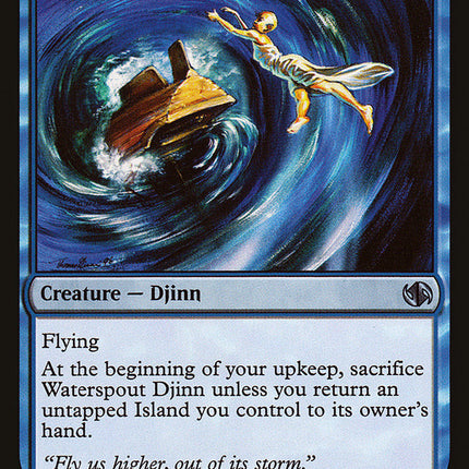 Waterspout Djinn [Duel Decks Anthology]