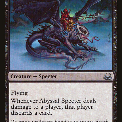 Abyssal Specter (Divine vs. Demonic) [Duel Decks Anthology]