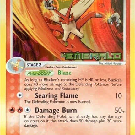 Blaziken (1/106) (Stamped) [EX: Emerald]