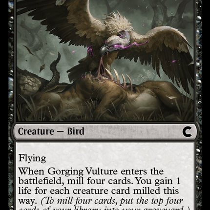 Gorging Vulture [Ravnica: Clue Edition]
