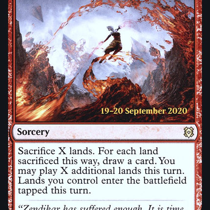 Nahiri's Lithoforming [Zendikar Rising Prerelease Promos]
