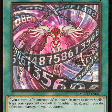 Numeron Storm [MGED-EN051] Gold Rare